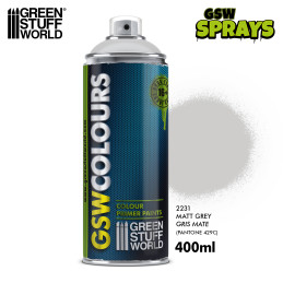 SPRAY Couleurs Gris Mat 400ml