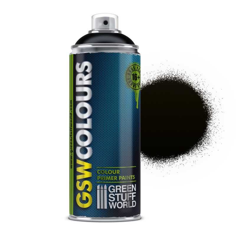 SPRAY Couleurs Noir mat 400ml | Spray Appret de couleurs SPRAY Couleurs Noir mat 400ml | Spray Appret de couleurs