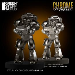 Schwarz Chrom Farbe - Airbrush | Chrom farbe