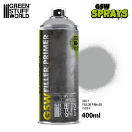 Bomboletta Spray - Primer riempitivo grigio 400ml | spray di preparazione | primer di preparazione | stucco riempitivo spray