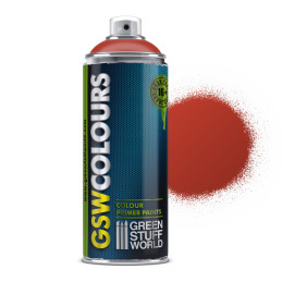 SPRAY Primer Farbe Matt ROT RUST 400ml | Farbige Grundierung Spray