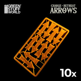 Charge and Retreat Arrows - Fluor Orange