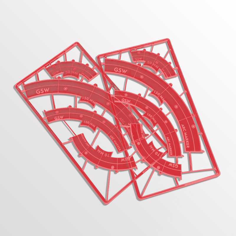 Legion Linienmarkierung Satz - Rot | Marker und Spiel Lineale Legion Linienmarkierung Satz - Rot | Marker und Spiel Lineale