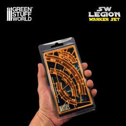 Marcadores de linea de disparo (Legion) FLUOR NARANJA