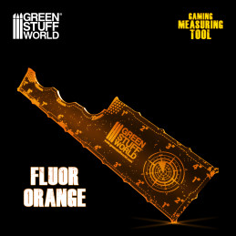 Regla Gaming - Fluor Naranja 8 pulgadas