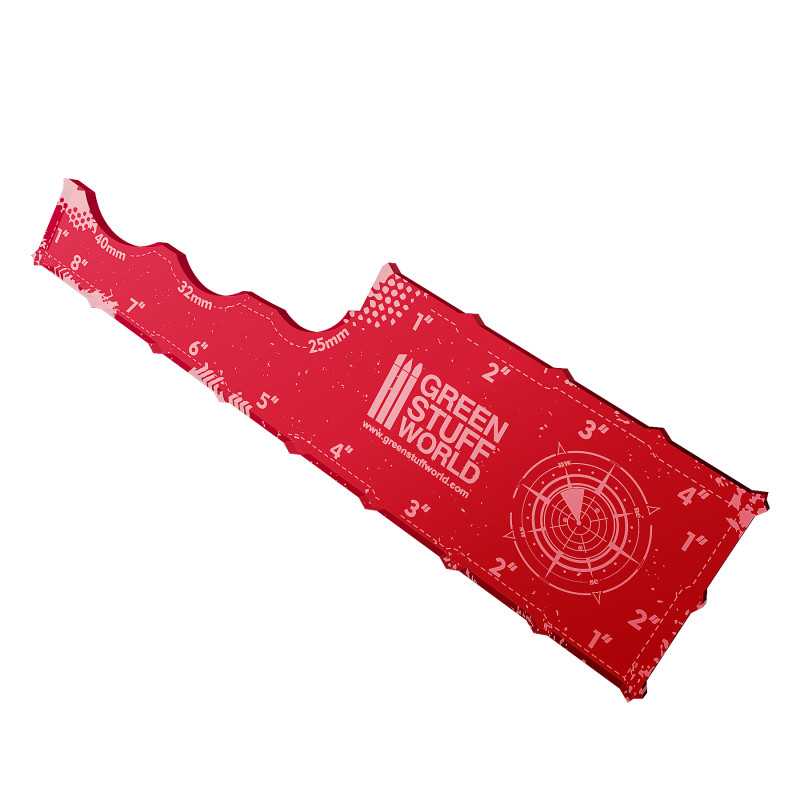 Mesureur Gaming - Rouge 8 pouces Mesureur Gaming - Rouge 8 pouces