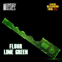Medidor Gaming - Verde Lima Fluor 12 pulgadas