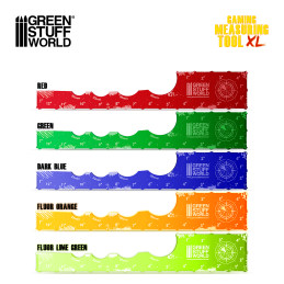 Gaming Measuring Tool - Fluor Lime Green 12 inches