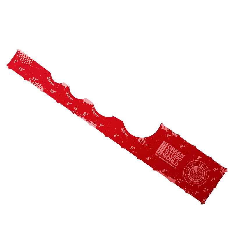 Gaming Measuring Tool - Red 12 inches Gaming Measuring Tool - Red 12 inches