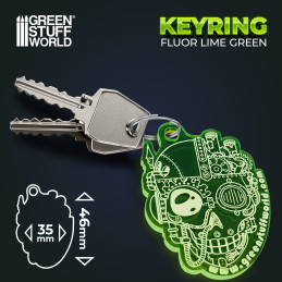 Llavero - CALAVERA VERDE Accesorios Hobby