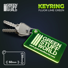 Porte-clés - CARRÉ VERT | Hobby Accessoires