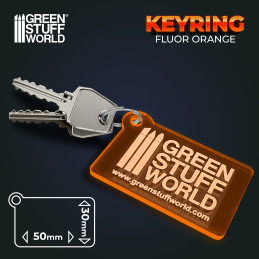 GSW logo Keyring - Orange