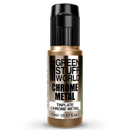 Chromfarbe - ZINNBLECH 17ml | Chrom farbe