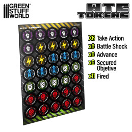Jeu de jetons WTC 10e édition compatibles avec Warhammer 40k | Warhammer 40k tokens