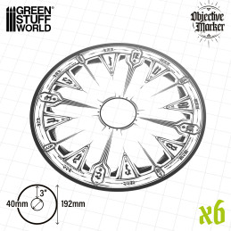 Transparente Zielmarkierungen 40k | WTC Zielmarker