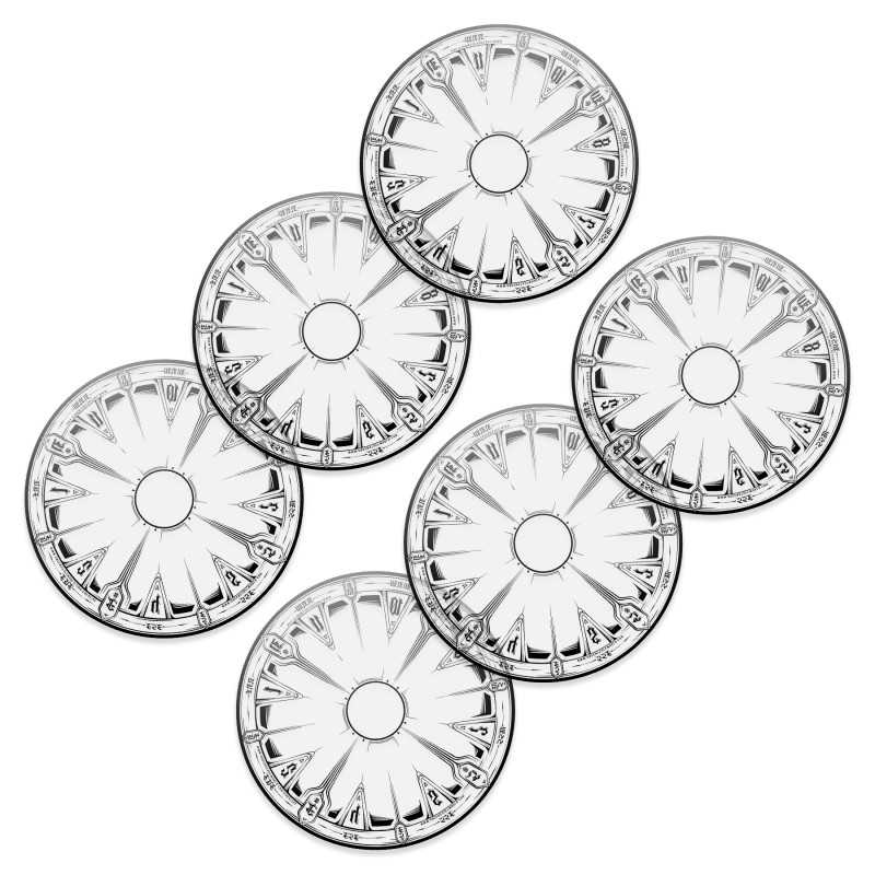 Marcadores de Objetivos Wh40k compatibles transparentes x6 Marcadores de Objetivos Wh40k compatibles transparentes x6