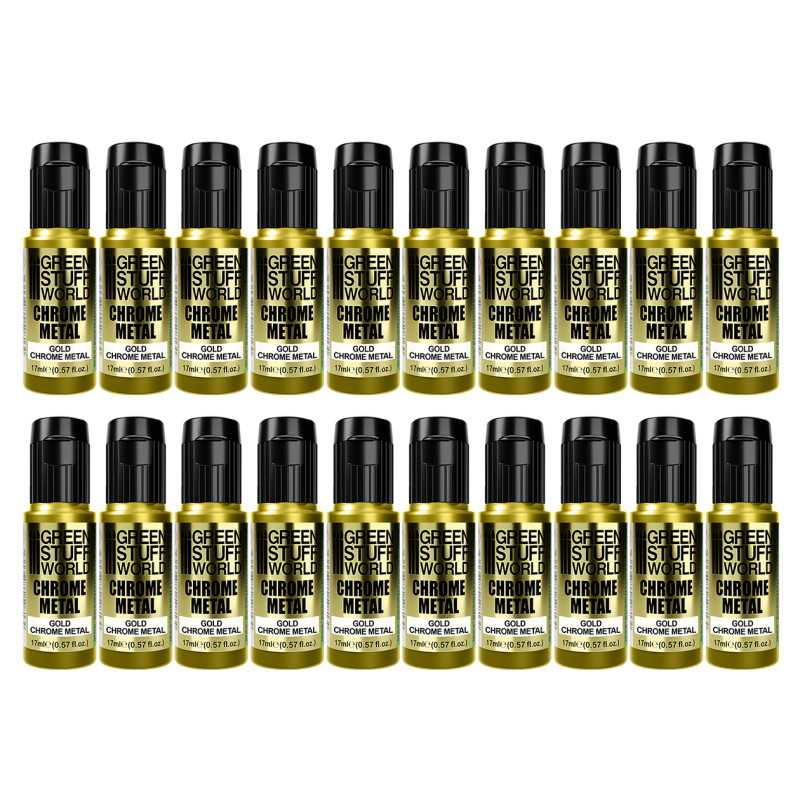 Pintura Cromada - Oro 17ml Pinturas Cromadas Pintura Cromada - Oro 17ml Pinturas Cromadas