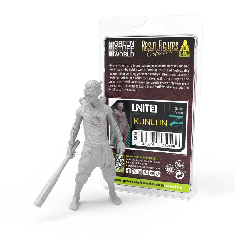 Figuras Ciberpunk Unit 9 - Kunlun 54mm