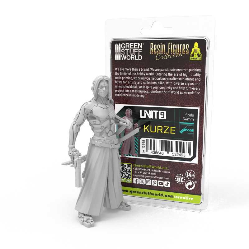 Figuras Ciberpunk Unit 9 - Kurze 54mm Figuras Ciberpunk Unit 9 - Kurze 54mm