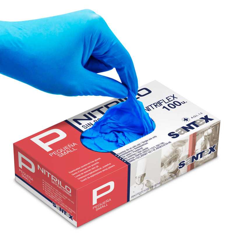Guantes de Nitrilo - Pequeña Guantes de Nitrilo Guantes de Nitrilo - Pequeña Guantes de Nitrilo