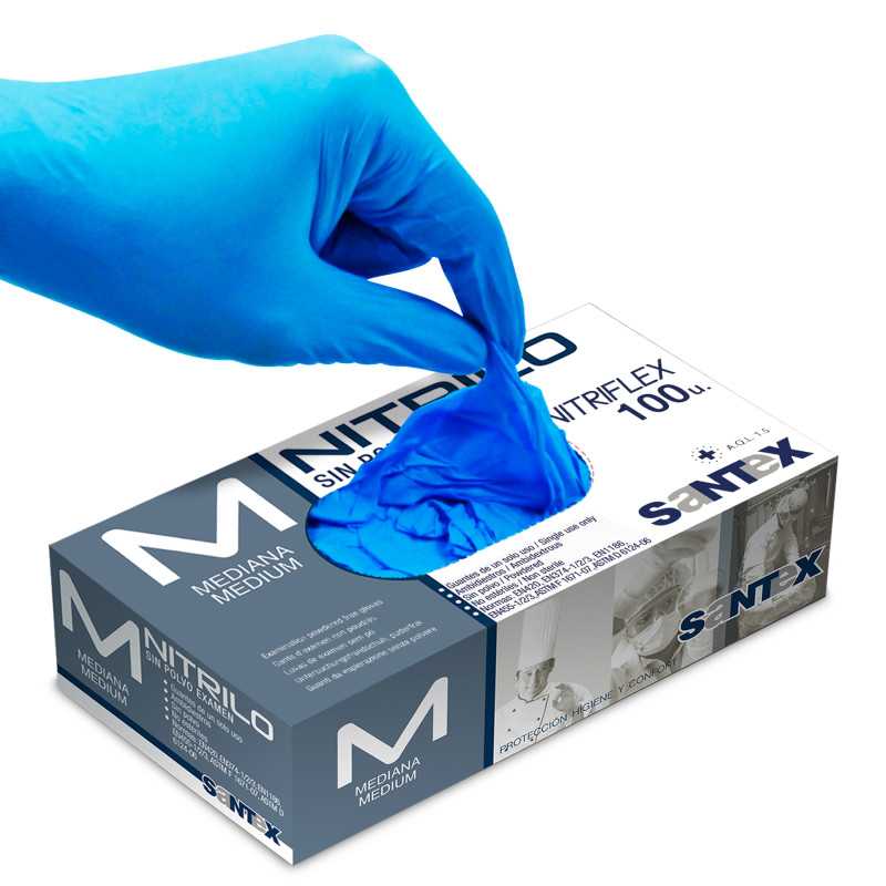 Guantes de Nitrilo - Mediano Guantes de Nitrilo Guantes de Nitrilo - Mediano Guantes de Nitrilo
