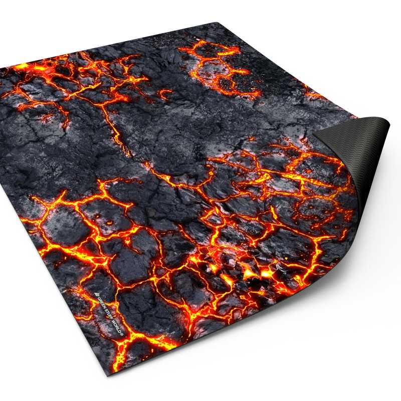 Tapis néoprène 22x32" Flamecoil Path compatible avec Kill Team et Warcry