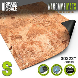 Neoprene Mat 22x32" Dreadrock Badlands compatible with Kill Team and Warcry