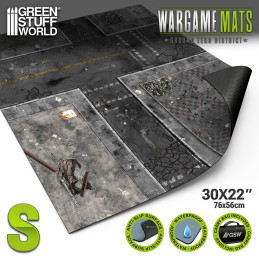 Neoprene Mat 22x32" Ground Zero District compatible with Kill Team