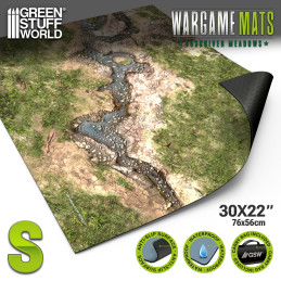 Neoprene Mat 22x32" Duskriver Meadows compatible with Kill Team and Warcry