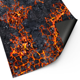 Tappetino neoprene 44x60" Flamecoil Path con linee di schieramento