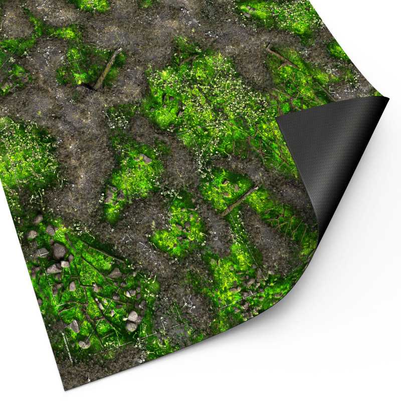 Neoprenmatte 44x60" Boneblight Marsh mit Aufstellungszonen Neoprenmatte 44x60" Boneblight Marsh mit Aufstellungszonen