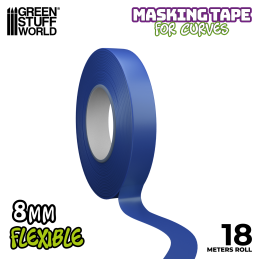Flexible Masking Tape - 8mm | Masking tape for curves