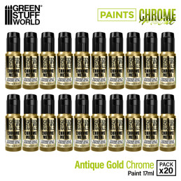 Chromfarbe - Antique GOLD 17ml | Chrom farbe