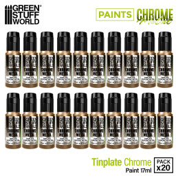 Peinture Chromée FER-BLANC | Peinture Chromé