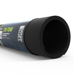 Cosplay Black EVA foam 2mm - Medium Density | Cosplay Black foam