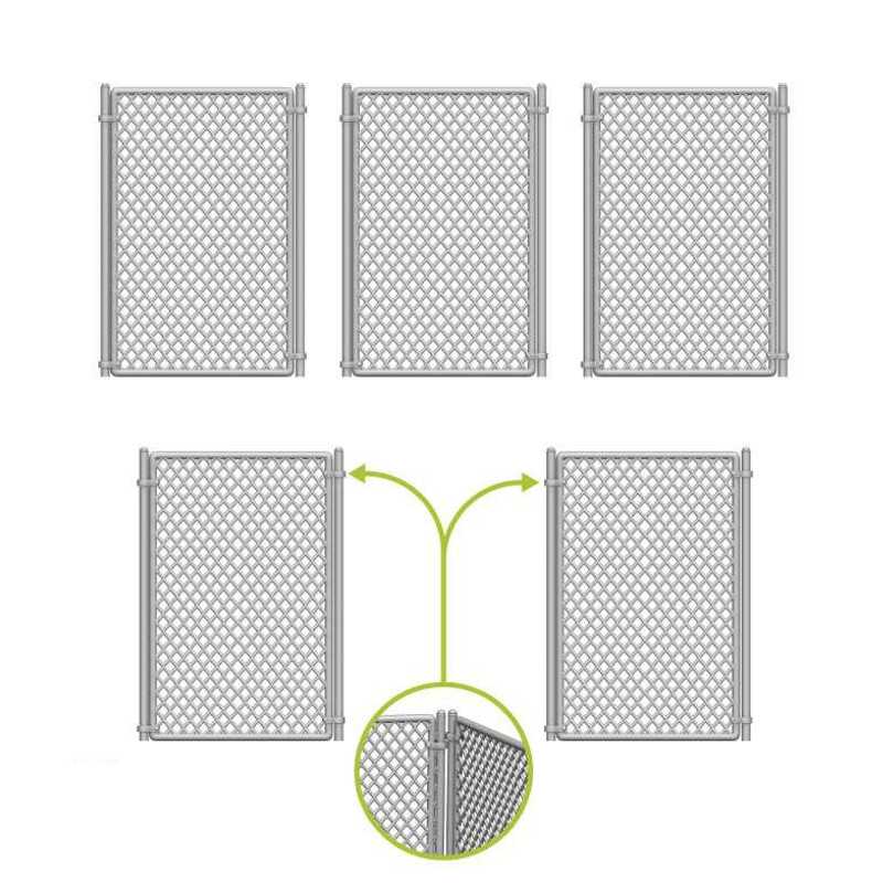 Chain Link Fences | Police Barriers printed in 3D for miniatures and Wargames Chain Link Fences | Police Barriers printed in 3D for miniatures and Wargames