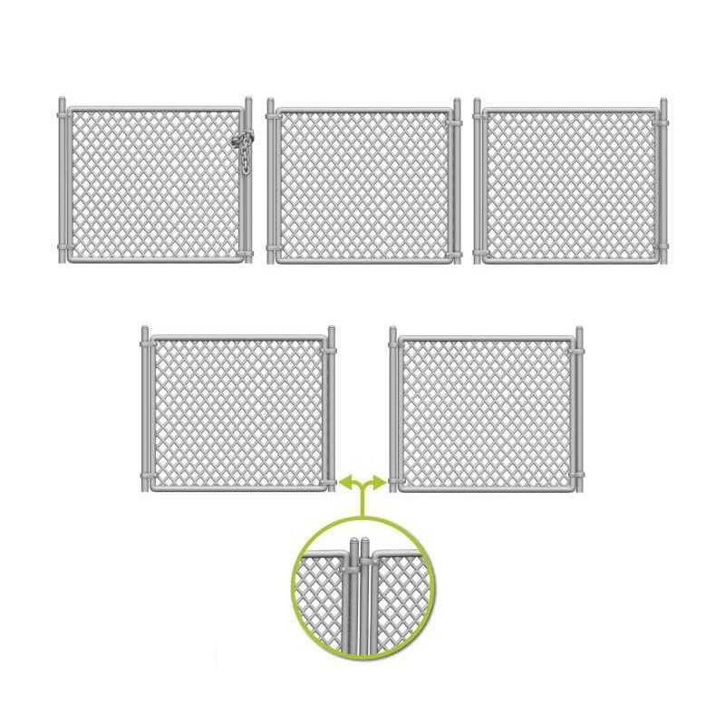 Chain Link Fences | Police Barriers printed in 3D for miniatures and Wargames Chain Link Fences | Police Barriers printed in 3D for miniatures and Wargames
