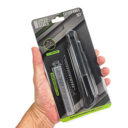 Cutter de Modelisme grand + lames noires | Outils de Coupe