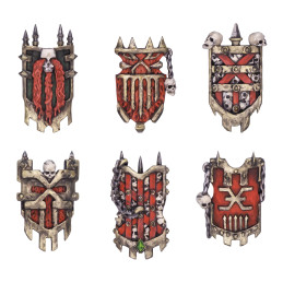 Scudi a Torre Prescelti del Caos compatibile con Warhammer Old World e Fantasy
