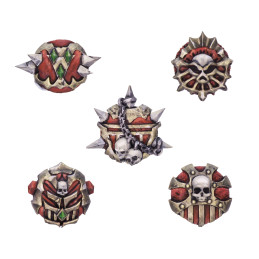 Boucliers Targe à parer du Dieu du Sang compatible avec Warhammer Old World et Fantasy