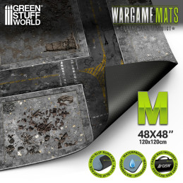 Neoprene Mat 4x4' Ground Zero District (120x120cm)