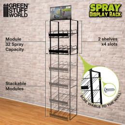 Spray Primer Retail Display Stand