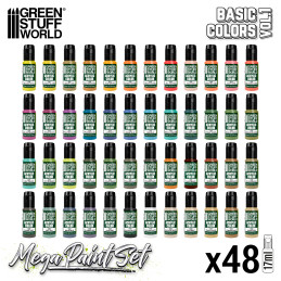 Basic Mega Paint Set - Vol. 1.0 | Model Paint Sets