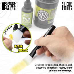Silicone Paddle Applicators for glues and pastes