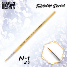 TABLETOP SERIES Set Pennelli Sintetici 1 (Set da 10)