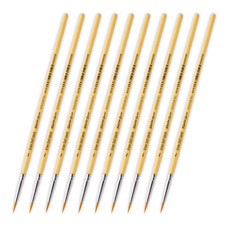 TABLETOP SERIES Set Pinceles Sinteticos 1 (Pack x10)