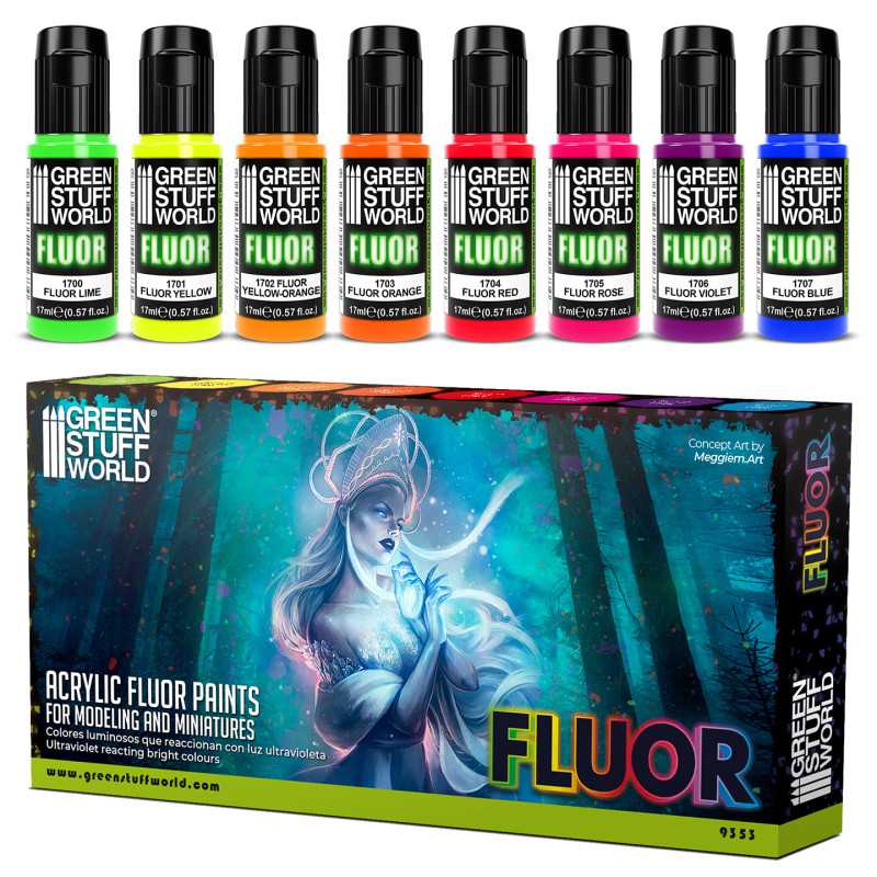 Set Colori fluorescente | Colori Fluorescenti Set Colori fluorescente | Colori Fluorescenti
