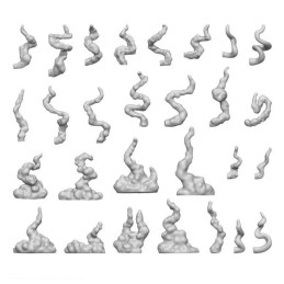 Set imprimé en 3D - Effet fumée