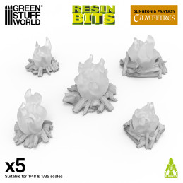 Campfires for 3mm LEDs 1:48-1-35
