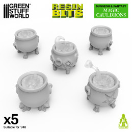 Magic Cauldrons for 3mm LEDs 1:48